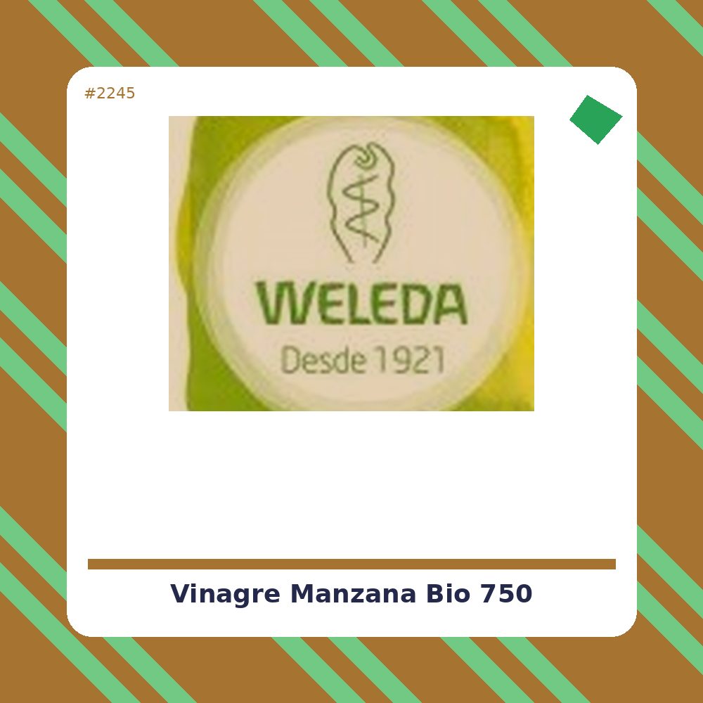Vinagre de manzana Bio 750 ml. El Granero Integral - tienda vegana online