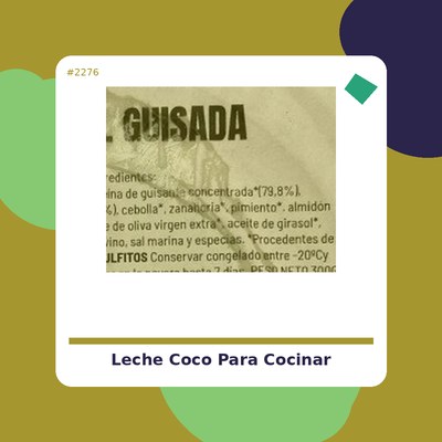 Leche de Coco para Cocinar - Ecomil - tienda vegana online