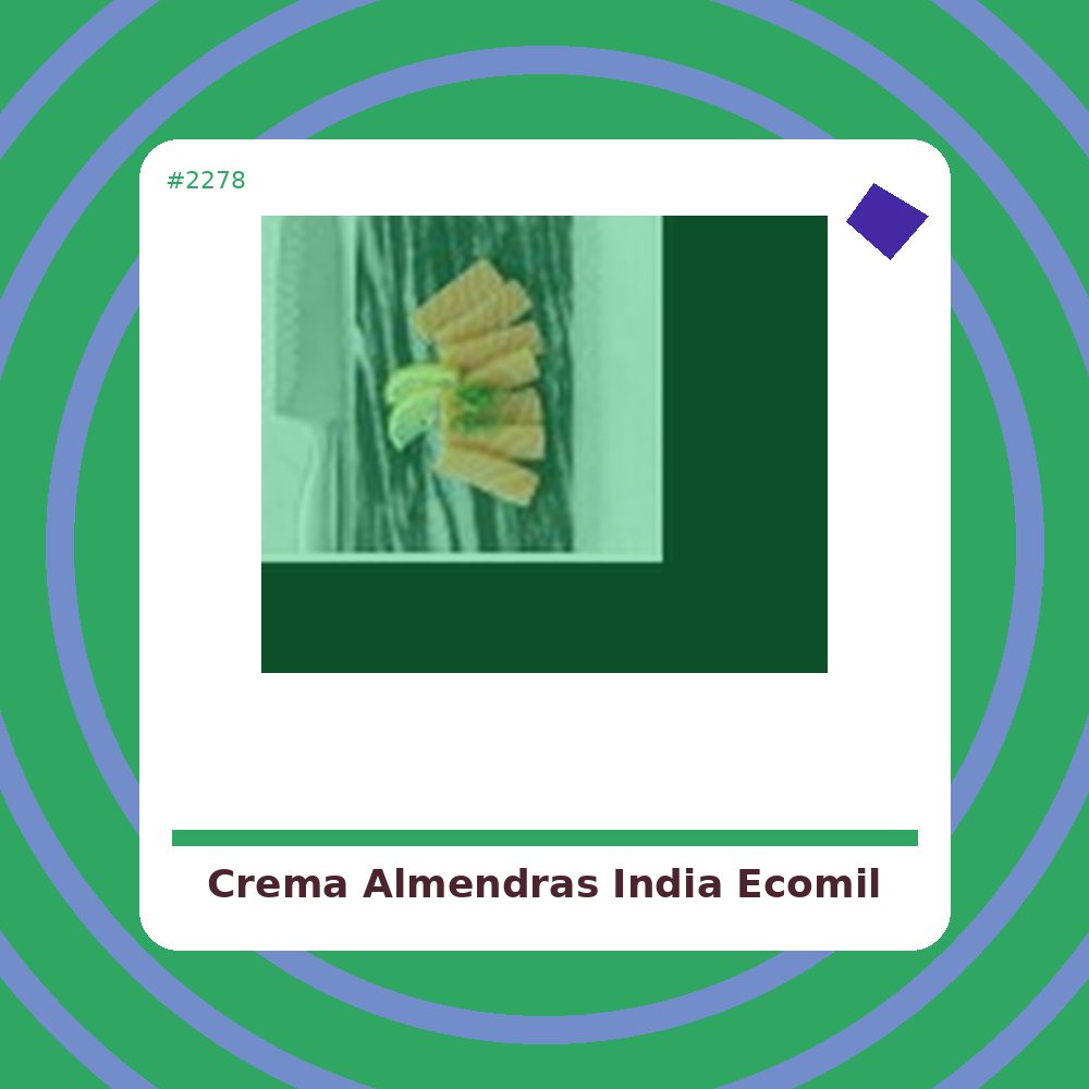 Crema Almendras India - Ecomil - tienda vegana online