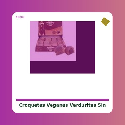 Croquetas veganas de verduritas sin Gluten - tienda vegana online