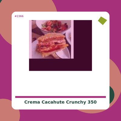 Crema de Cacahute Crunchy...