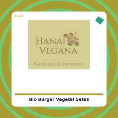 Bio Burger Vegetal Setas y Pimientos 750 grs. - Ahimsa - tienda vegana online