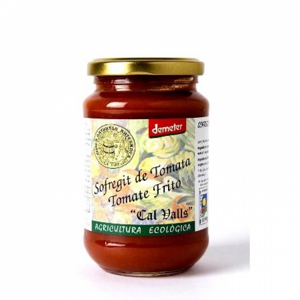 Tomate Frito Ecológico 370 ml- - Cal Valls - tienda vegana online