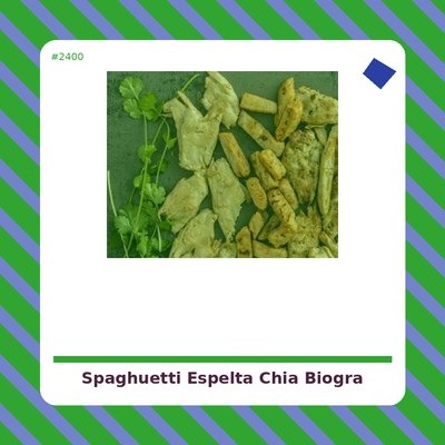 Spaghetti de Espelta y Chía 250 grs. - Biográ - tienda vegana online
