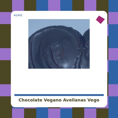 Chocolate Con Avellanas 150 grs. - Vegó - tienda vegana online