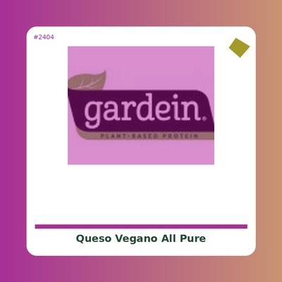 Queso Vegano All Pure 200 grs. - Sayve - tienda vegana online