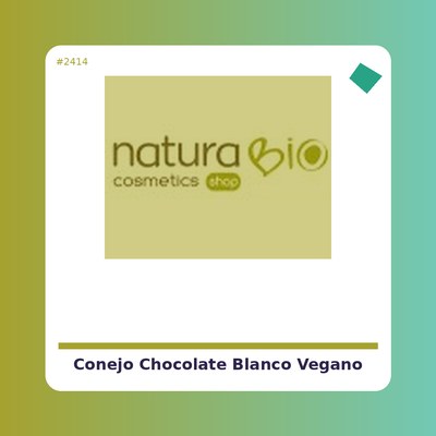 Conejo de Chocolate Blanco Vegano - Vantastic Foods - tienda vegana online