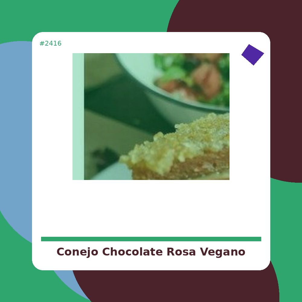 Conejo de Chocolate Rosa Vegano - Vantastic Foods - tienda vegana online