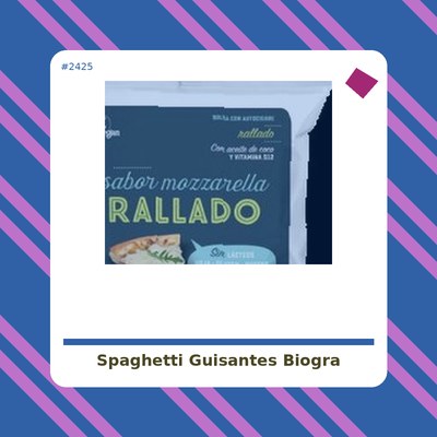 Spaghetti de Guisantes - Biográ - tienda vegana online