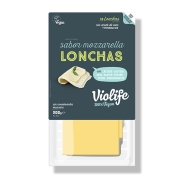 Queso Mozzarella en Lonchas - Violife - tienda vegana online