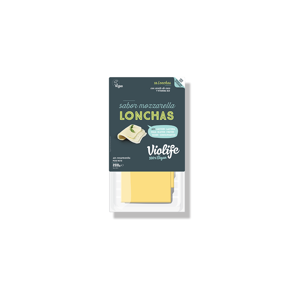 Queso Mozzarella en Lonchas - Violife - tienda vegana online