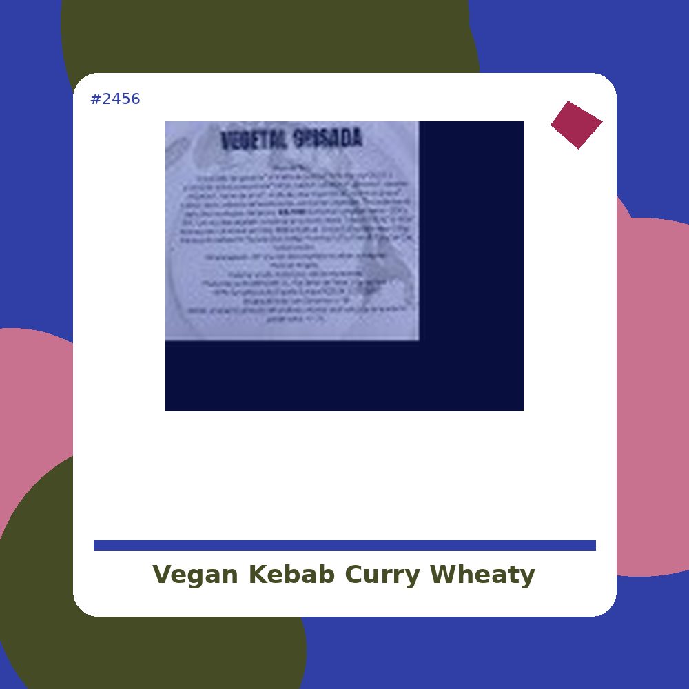 Vegan Kebab al Curry - Wheaty - tienda vegana online
