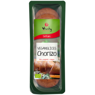 Chorizo vegetal en lonchas - Wheaty - tienda vegana online