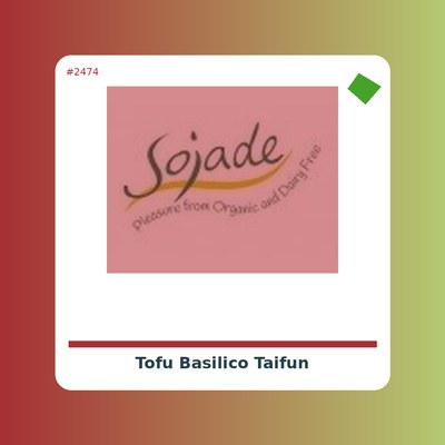 Tofu Basilico - Taifun