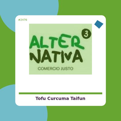 Tofu Cúrcuma - Taifun - tienda vegana online