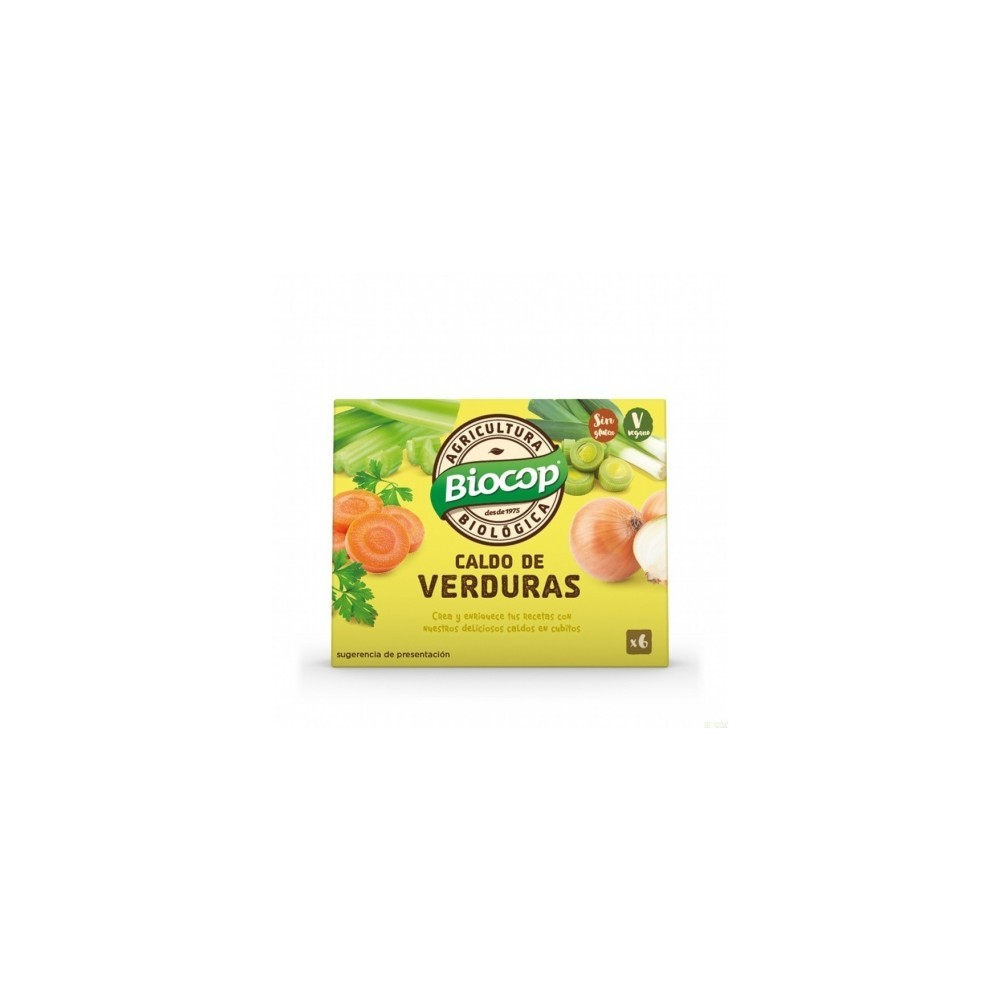 Caldo de Verduras en Pastillas - Biocop - tienda vegana online