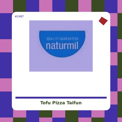 Tofu Pizza de Taifun - tienda vegana online