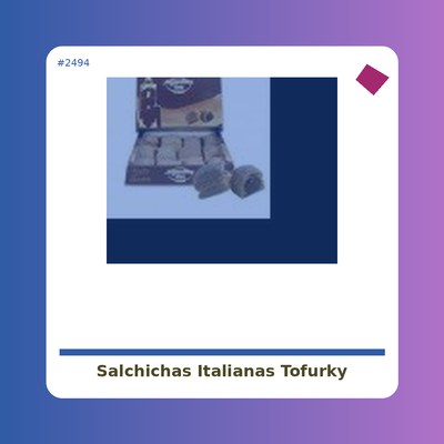 Salchichas Italianas - Tofurky - tienda vegana online