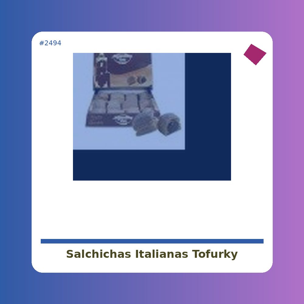 Salchichas Italianas - Tofurky - tienda vegana online