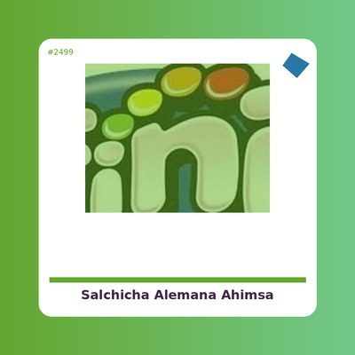 Salchicha Alemana - Ahimsa - tienda vegana online