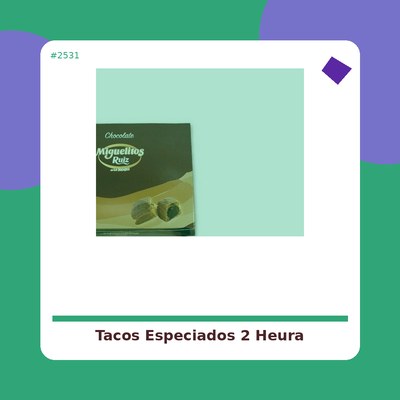 Tacos Especiados 2,5 Kg. -...