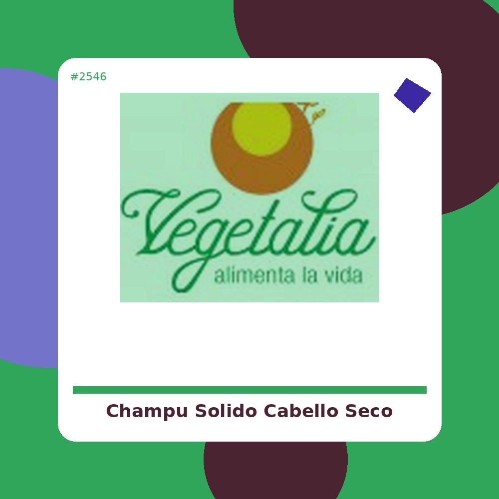 Champú Sólido Cabello Seco - Bubbles Colors - tienda vegana online