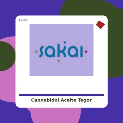 Cannabidol Aceite - Tegor - tienda vegana online