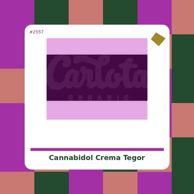 Cannabidol Crema - Tegor - tienda vegana online