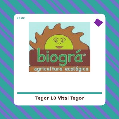 Tegor 18 Vital - Tegor - tienda vegana online
