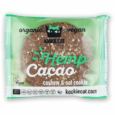 Galleta Cacao y Cáñamo Sin Gluten - Kookie Cat - tienda vegana online