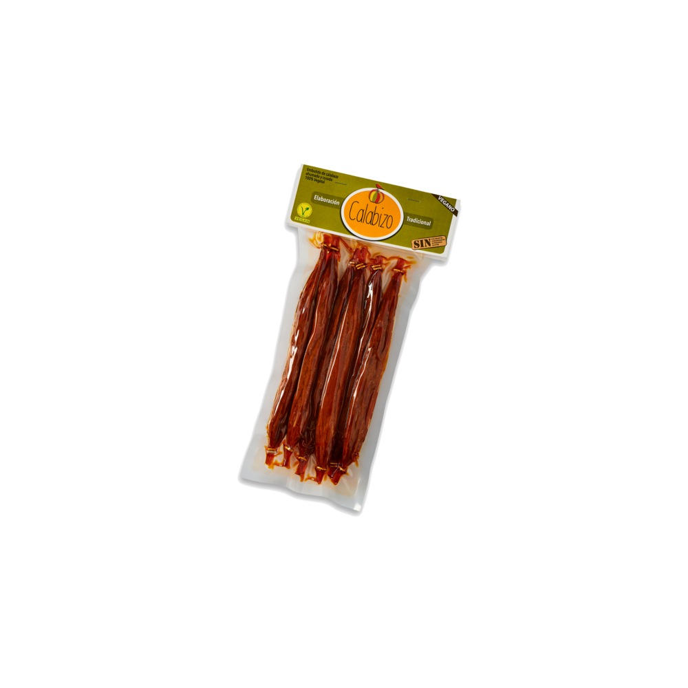 Chorizo vegano de calabaza 6 unidades - Calabizo - tienda vegana online