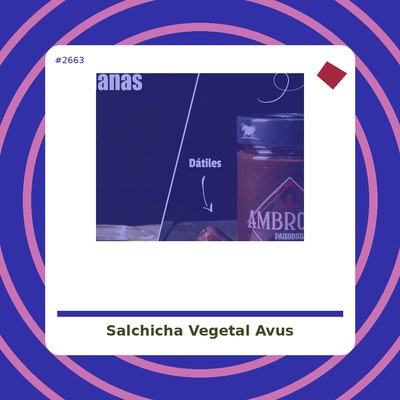 Salchicha tipo Longaniza vegetal Avus - tienda vegana online