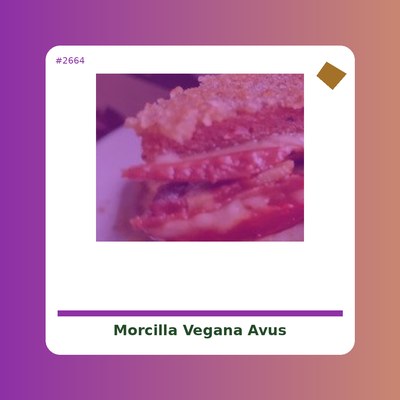 Morcilla Vegetal - Avus - tienda vegana online