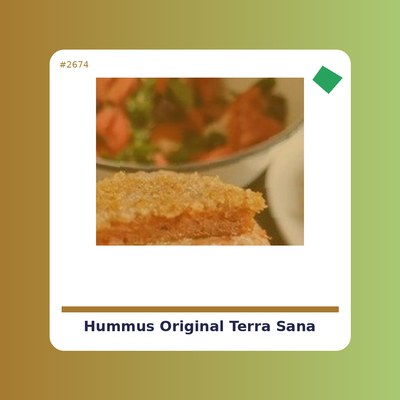 Hummus Original - Terra Sana
