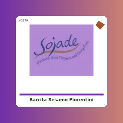 Barrita de Sésamo - Fiorentini - tienda vegana online