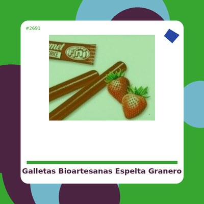 Galletas Bioartesanas de Espelta - El Granero Integral - tienda vegana online