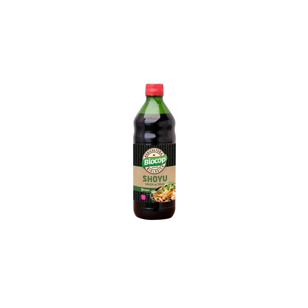 Salsa de Soja Shoyu 500 ml. - Biocop - tienda vegana online