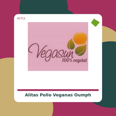 Alitas de Pollo Veganas 280...