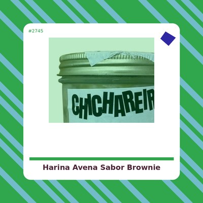Harina de Avena sabor Brownie de Chocolate 1.5 kg. - PWD- tienda vegana online