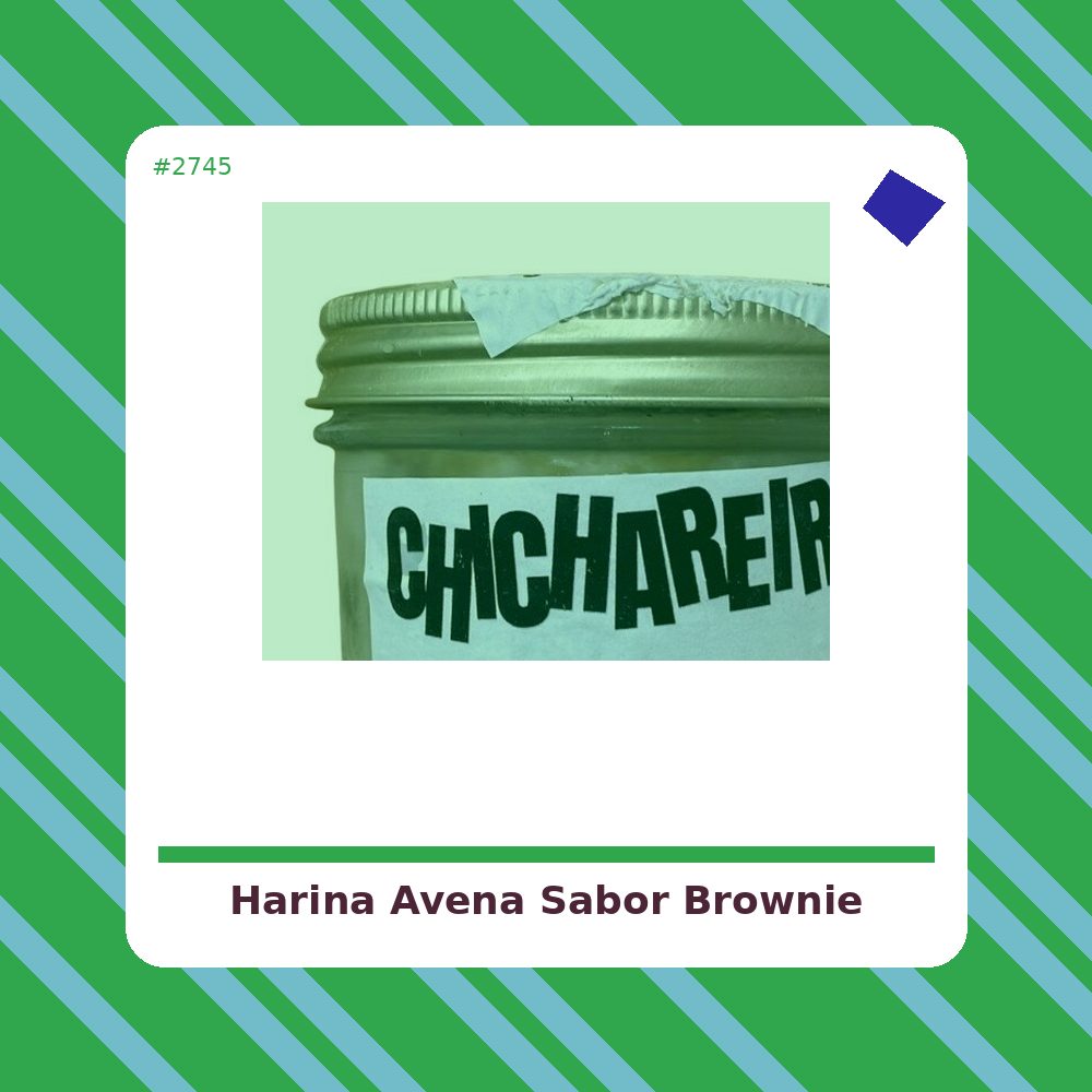Harina de Avena sabor Brownie de Chocolate 1.5 kg. - PWD- tienda vegana online