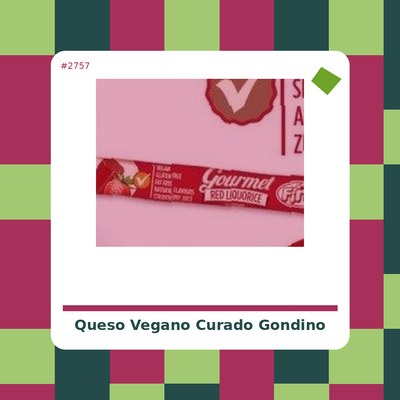 Queso Curado - Gondino- tienda vegana online