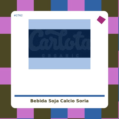 Bebida Soja Calcio 1 L. - Soria Natural - tienda vegana online