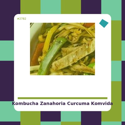 Kombucha Zanahoria y Cúrcuma - KomVida - tienda vegana online