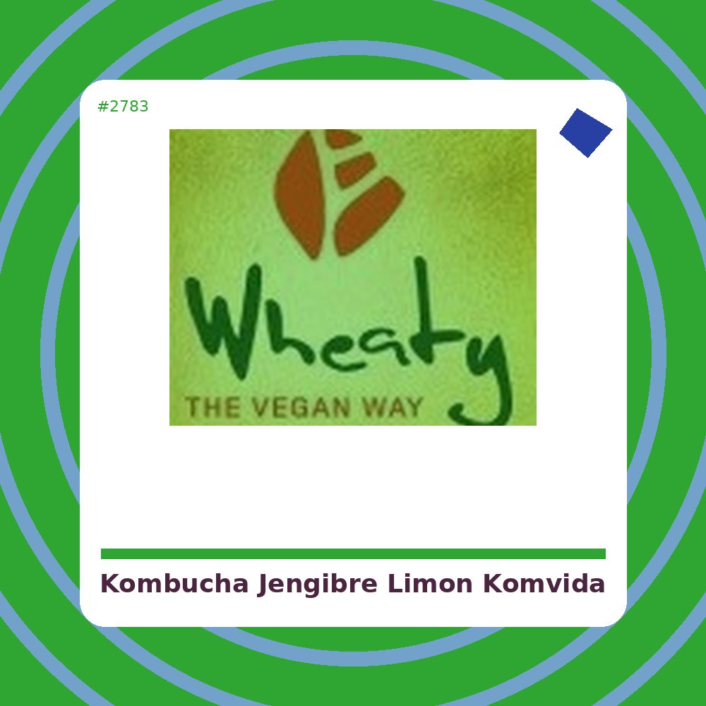 Kombucha Jengibre y Limón - KomVida - tienda vegana online