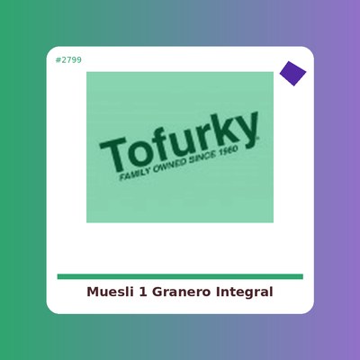 Muesli 1 kg. - El Granero...