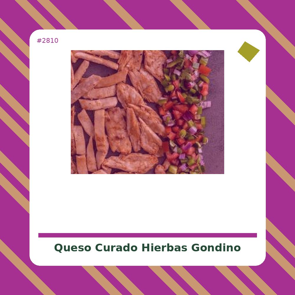 Queso Curado con Hierbas - Gondino - tienda vegana online