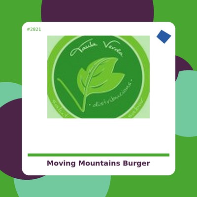 Moving Mountains Burger - tienda vegana online