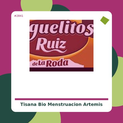 Tisana Bio Menstruación - Artemis - tienda vegana online