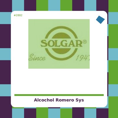 Alcochol de Romero - Sys - tienda vegana online