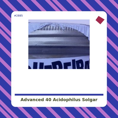 Advanced 40+ Acidophilus - Solgar - tienda vegana online